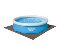 Bestway Flowclear Protecteur de sol de piscine décoratif 50 cm x 50 cm