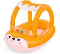 Bestway Bateau Pneumatique pour Bébé Friendly Fox avec Parasol