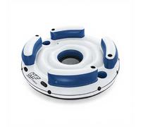 Bestway Hydro-Force Îlot de Piscine Gonflable 4 Personnes Lazy Dayz - 256 cm