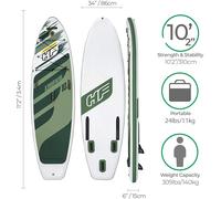 Planche Paddle Surf Gonflable Hydro-Force Kahawai 310x86x15 cm avec Aviron, Pompe et Sac