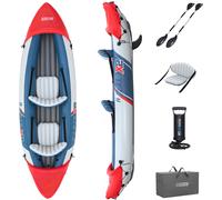 Bestway - Kayak Gonflable Hydro-Force Rapid X2 avec 2 pagaies et Une Pompe - 321 cm x 100 cm x 44 cm - Rouge/Bleu