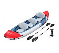 Bestway Hydro-Force Rapide X3 Kayak gonflable 3 places avec pagaies et pompe - 100 x 44 x 381 cm