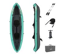 Bestway Hydroforce Ventura Kayak 2 Persons Set, Inflatable Boat Set with Hand Pump, Paddle and Storage Bag