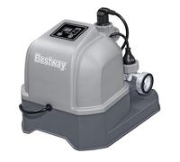 Bestway Hydrogenic Électrolyseur d’Eau salée 12 g/h - 35 cm x 28,5 cm x 28 cm - Gris