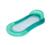 Bestway Hydroluxe Matelas gonflable de piscine 160 x 84 cm avec surface de couchage en filet et appui-tête | 2 chambres à air | Jusqu'à 90 kg | Pour 1 personne | Avec rustine de réparation | Vert