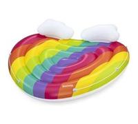 Île gonflable Rainbow Dreams™ 2 personnes, 164 cm, design arc-en-ciel