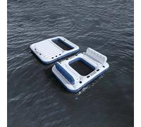 Bestway Île flottante Hydro-Force 2 pcs Blanc et bleu PVC