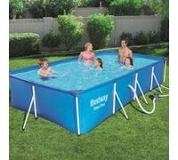 Bestway Jeu de piscine rectangulaire Steel Pro 400x211x81 cm 56424