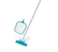 Kit de nettoyage épuisette et tête d'aspirateur pour piscines jusqu'à 3,96 m