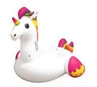 Bestway 41114 Bouée XL chevauchable Licorne 1.55 X 1.19 / 61"X47"