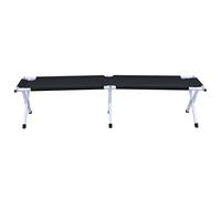 Bestway Lit de Camping en Aluminium Noir