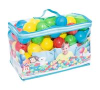 Bestway Lot de 100 Balles de Jeu Up In & Over 6,5 cm - 4 Couleurs