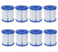 Bestway Lot de 8 filtres pour Pompe à Piscine Taille 1