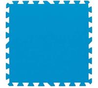 BESTWAY Lot de 9 Dalles de protection de sol mousse bleu 50 x 50 cm ép 3mm (tapis de sol pour piscine hors sol ou spa gonflable)