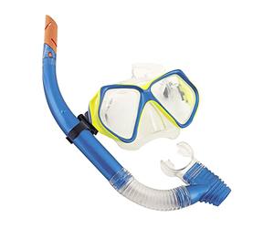 Bestway - Lot Masque de plongée et Tuba Ocean Diver Set - Gris