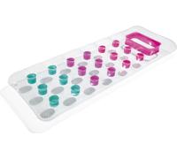Bestway matelas à air Fashion Lounge 188x71cm matelas à air flottant lit à eau lit de camping lit d'invité île de bain, couleur:transparent