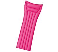 Matelas de Plage Gonflable 183x69cm avec Oreiller Rose