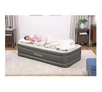Bestway Matelas gonflable 2 places avec pompe électrique intégrée - Surface Snugable Top, matériau Fortech résistant, charge max 350 kg, 191 x 97 x 46 cm