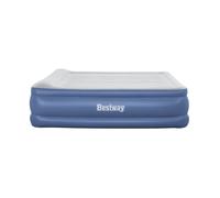 Bestway Matelas gonflable camping 2 places King avec pompe électrique intégrée - Charge max 300 kg, soutien ergonomique
