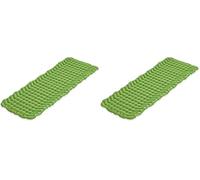 Bestway Matelas Gonflable Grande Largeur rectangulaire WanderLite - 198 cm x 71 cm x 6,5 cm - Vert (Lot de 2)