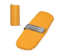 Bestway Matelas Gonflable isolé Forme Momie Taille Regular RidgeLite - 183 cm x 51 cm x 7,5 cm - Orange