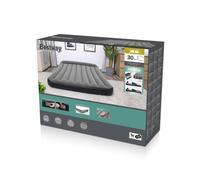 Bestway Matelas gonflable Tritech 2 places avec pompe électrique intégrée 2,03 m x 1,52 m x 30 cm