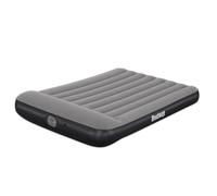 Bestway Matelas pneumatique 12" Tritech avec Pompe USB intégrée - 191 cm x 137 cm x 30 cm - Gris/Noir