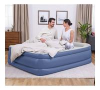 Bestway Matelas Pneumatique Tritech 2 Places 203x152x56cm Bleu Et Gris