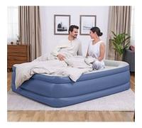 Bestway Matelas pneumatique Tritech 2 places 203x152x56cm bleu et gris Multicolore G