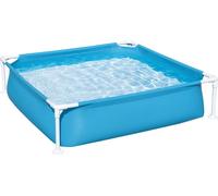 Bestway® My First Frame Piscine 122 x 122 x 30,5 cm, bleue , rectangulaire