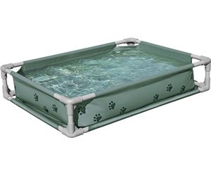 BESTWAY My First Frame Pool Piscine pour animal et lit surélevé 102 x 74 x 20 cm 561RG