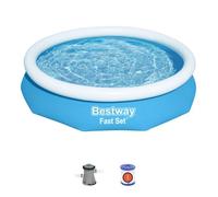 BESTWAY Piscine autoportante ronde Fast Set 305 x 66 cm avec filtration