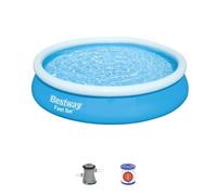 BESTWAY Piscine autoportante Ronde Fast Set 366 x 76 cm avec Filtration