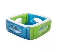 Bestway Piscine à hublots Windows carrée 168 x 168 x 56 cm