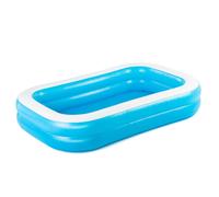 Bestway piscine familiale gonflable Bleu modèle 54006 2 anneaux 262x175x51cm ave