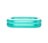 Bestway Piscine familiale rectangulaire bleu canard 6'7" x 57,5" x 19" / 2,00 m x 1,46 m x 48 cm