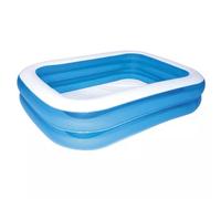 Bestway Piscine Familiale Rectangulaire Deluxe Bleue 211 x 132 x 46 cm