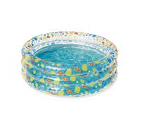 Bestway Piscine Gonflable 3 Anneaux Transparent Tropical 150x53 cm +6 Ans Jar