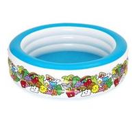 Bestway Piscine gonflable - 3 boudains - Φ1.96m x H53cm