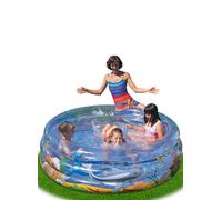Bestway - Piscine Gonflable Enfant/pataugeoire Ronde 3 boudins diamètre 170 cm Hauteur 53 cm