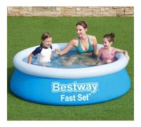 Bestway Piscine gonflable Fast Set ronde 183x51 cm bleu