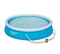 Bestway Piscine gonflable ronde avec pompe de filtration à cartouche, diamètre 3,66 m, hauteur 76 cm