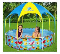 Bestway Piscine hors sol pour enfants Pro UV Careful Acier 244x51 cm, piscine hors sol, piscine avec ombrage,, piscine pour 3202538