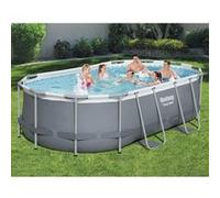 Bestway Piscine hors sol Power Steel ovale 427x250x100 cm