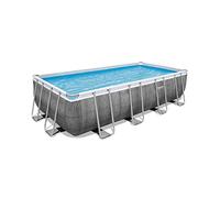Bestway Piscine Hors Sol Rectangle Power Steel 549 x 274 x 122 cm rotin Gris