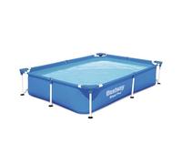 Bestway Piscine Hors Sol Rectangle Steel Pro(TM) 221 x 150 x 43 cm Bleu Clair