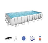 Bestway piscine hors sol rectangulaire Power Steel™ 732 x 366 x 132 cm