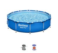 Bestway Piscine Hors Sol Ronde Steel Pro 366 x 76 cm Bleu Clair
