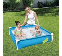 Bestway Piscine My First Frame Pool 122x122x30,5 cm Encadrée Enfants Jardin