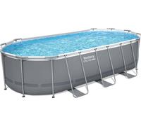 Bestway Piscine Ovale Steel Pro MAX™ 549 x 274 x 122 cm - Pompe de Filtration Incluse - 1 pcs